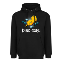 Black Dino Sore Funny Dinosaur Workout Gym Fitness Lifting Heavyweight Hoodie - longCreatives
