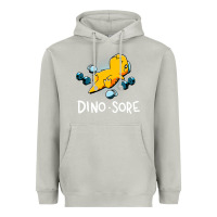 Moon Dust Dino Sore Funny Dinosaur Workout Gym Fitness Lifting Heavyweight Hoodie - longCreatives
