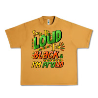 Peanut Butter Say it loud i'm black and i'm proud Urban Heavy Tee - HowdyJamesFarm