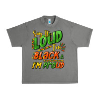 Tornado Say it loud i'm black and i'm proud Urban Heavy Tee - HowdyJamesFarm