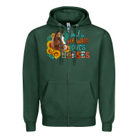 Sports Green just a girl who loves horses Zipper Hoodie - Artiststas