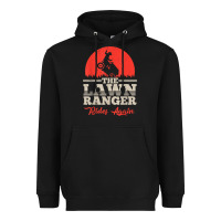 Black the lawn ranger rides again shirt  cute lawn caretaker gift Heavyweight Hoodie - longCreatives
