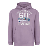 Lavender I Survived The Sixties Twice Classic Birthday Heavyweight Hoodie - longCreatives