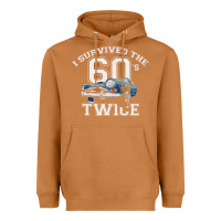 Meerkat I Survived The Sixties Twice Classic Birthday Heavyweight Hoodie - longCreatives