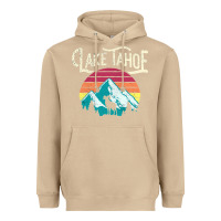 Mushroom Vintage Lake Tahoe Mountains Retro T Heavyweight Hoodie - longCreatives