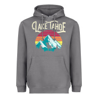 Storm Vintage Lake Tahoe Mountains Retro T Heavyweight Hoodie - longCreatives