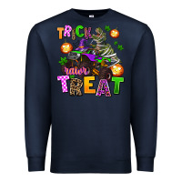 Navy trick rawr treat Premium Sweatshirt - AdoDesignShop