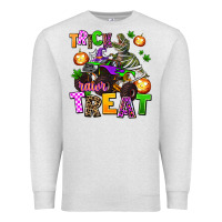 Oatmeal Heather trick rawr treat Premium Sweatshirt - AdoDesignShop
