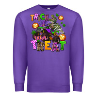 Purple trick rawr treat Premium Sweatshirt - AdoDesignShop