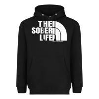Black the sober life sobriety cool aa na anonymous t shirt gifts Heavyweight Hoodie - longCreatives