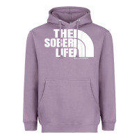 Lavender the sober life sobriety cool aa na anonymous t shirt gifts Heavyweight Hoodie - longCreatives