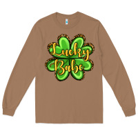 Toasted Coconut St. Patrick's Lucky babe Long Sleeve Tee - OliviaCreatesArt