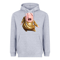 Heather Grey Sing Gunter Heavyweight Hoodie - longCreatives