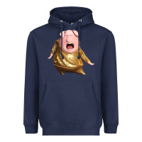 Navy Sing Gunter Heavyweight Hoodie - longCreatives