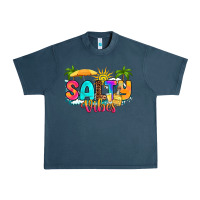 Midnight Navy salty vibes Urban Heavy Tee - RanaPortraitStore
