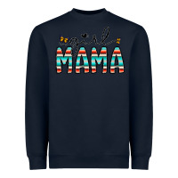 Navy girl mama Heavyweight Sweatshirt - CowhideDigitalArt