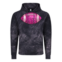 Cloud Black american football pink Vintage Hoodie - CowCowDesign