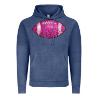 Vintage Denim american football pink Vintage Hoodie - CowCowDesign