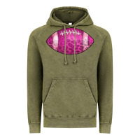 Vintage Olive american football pink Vintage Hoodie - CowCowDesign