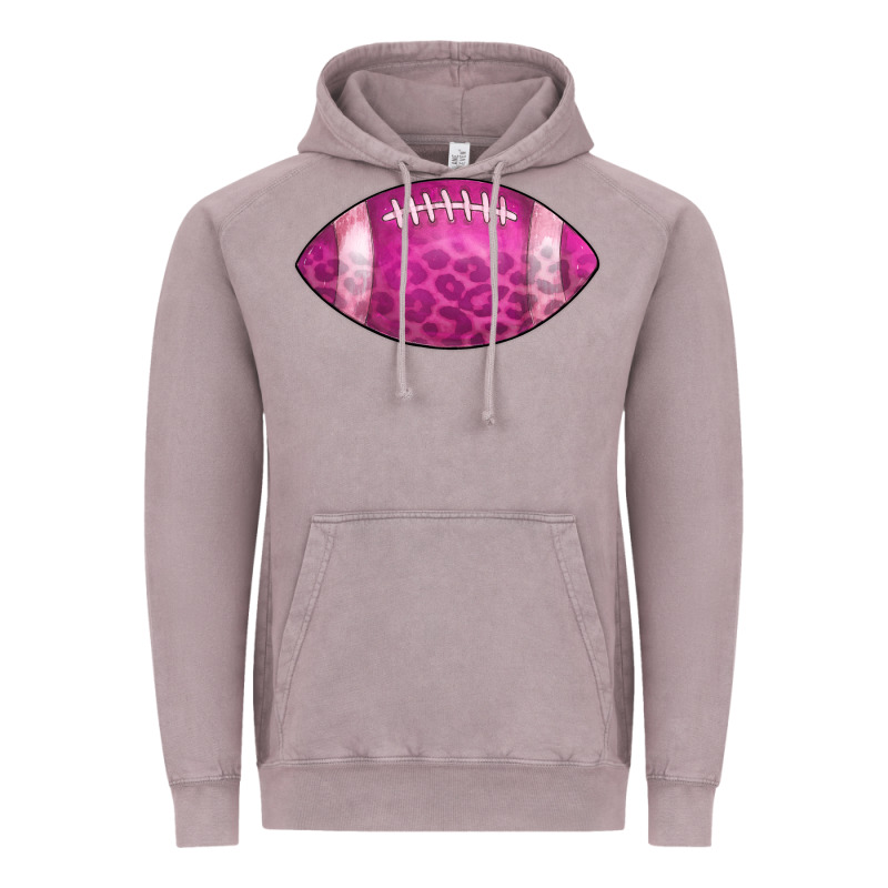 American Football Pink Vintage Hoodie by CowCowDesign | Teevron