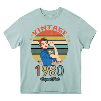 Arona Vintage 1980 Original Parts Women 40th Birthday Heavy Core Tee - Bettercallsaul