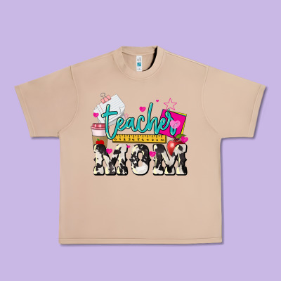 Teacher Mom Mother's Day Urban Heavy Tee Designed By Howdyjamesfarm