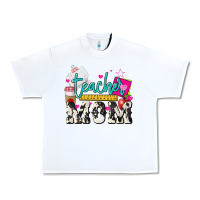White Teacher Mom Mother's Day Urban Heavy Tee - HowdyJamesFarm