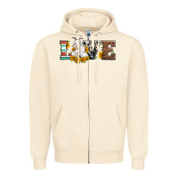 Sandshell love goats serape cowhide leopard goat family Zipper Hoodie - Artiststas
