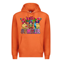 Carrot Hello summer Gnome Premium Hoodie - CowhideDigitalArt