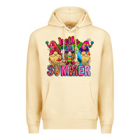 Pina Colada Hello summer Gnome Premium Hoodie - CowhideDigitalArt