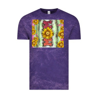 Cloud Purple Mom leopard Vintage Tee - CowGirlArtShop