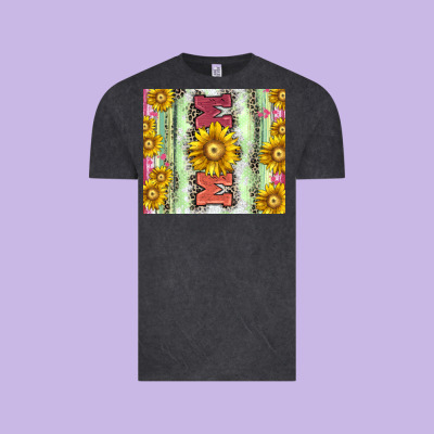Mom Leopard Vintage Tee Designed By Cowgirlartshop