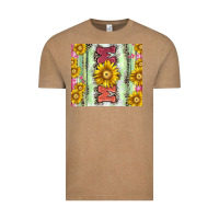 Vintage Coffee Mom leopard Vintage Tee - CowGirlArtShop