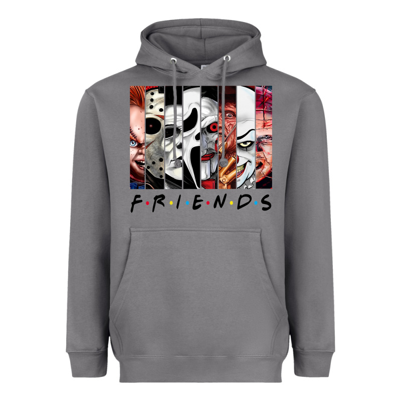 Funny Horror Friends Scary Movies Halloween Costume Sweatshirt Heavyweight Hoodie by longCreatives | Teevron