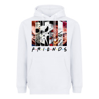 White funny horror friends scary movies halloween costume sweatshirt Heavyweight Hoodie - longCreatives