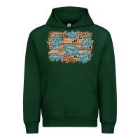 Forest Green gemstone wood leopard background Urban Hoodie - AdoDesignShop