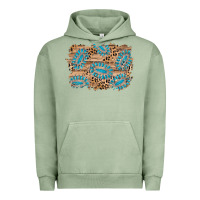 Pigment Oil Green gemstone wood leopard background Urban Hoodie - AdoDesignShop
