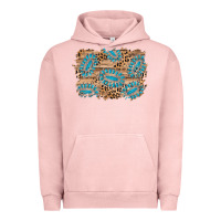 Pigment Salmon gemstone wood leopard background Urban Hoodie - AdoDesignShop