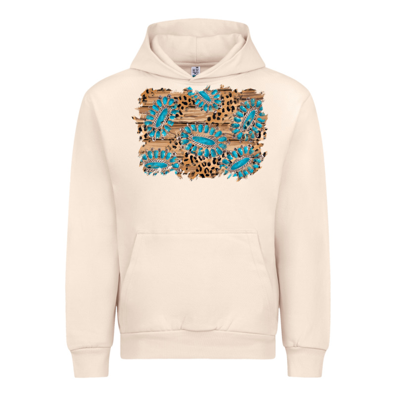 Gemstone Wood Leopard Background Urban Hoodie by AdoDesignShop | Teevron