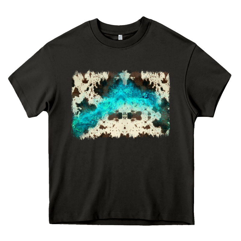 Turquoise, Cowhide Backgraund Heavy Core Tee by JahusDesignShop | Teevron