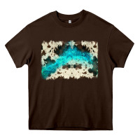 Chocolate Brown turquoise, cowhide backgraund Heavy Core Tee - JahusDesignShop