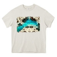Cream turquoise, cowhide backgraund Heavy Core Tee - JahusDesignShop