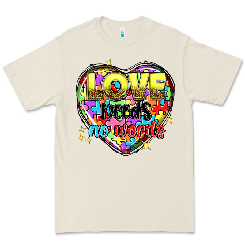 Love Needs No Words Premium Tee by NancyCooperArtShop | Teevron