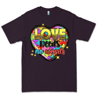 Plum love needs no words Premium Tee - NancyCooperArtShop