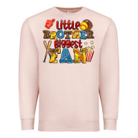 Little Brother Biggest Fan Premium Sweatshirt | Teevron