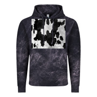 Cloud Black Black White Cowhide Tumbler Vintage Hoodie - CowCowDesign