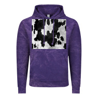 Cloud Purple Black White Cowhide Tumbler Vintage Hoodie - CowCowDesign