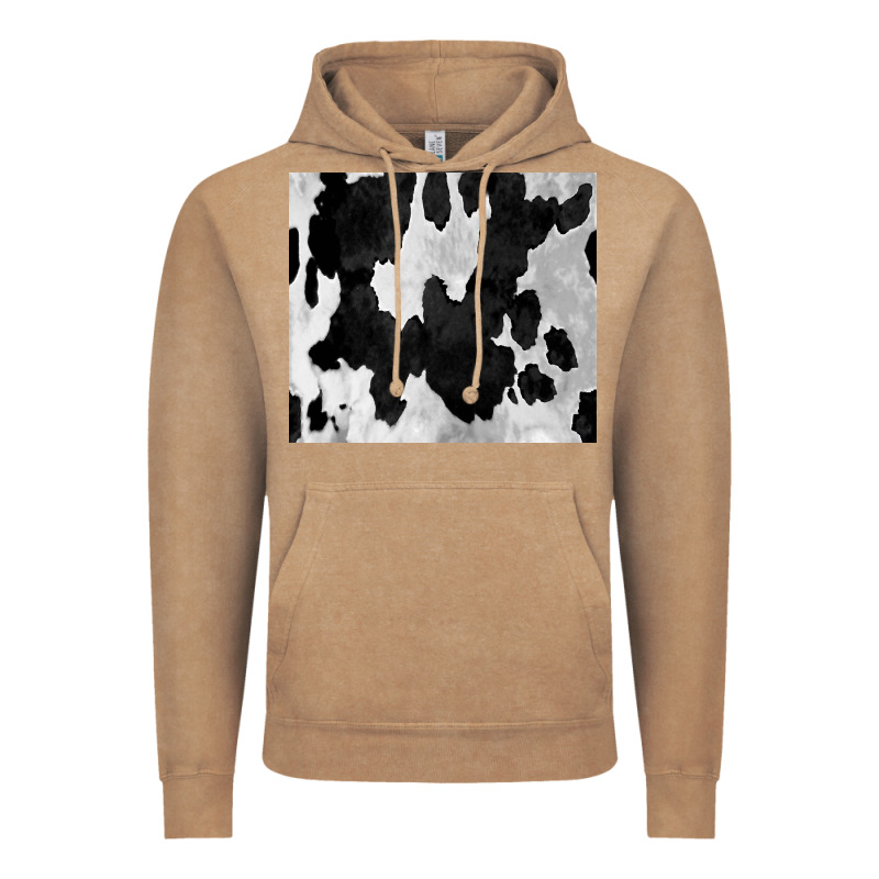 Black White Cowhide Tumbler Vintage Hoodie by CowCowDesign | Teevron