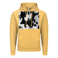 Vintage Mustard Black White Cowhide Tumbler Vintage Hoodie - CowCowDesign