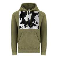 Vintage Olive Black White Cowhide Tumbler Vintage Hoodie - CowCowDesign
